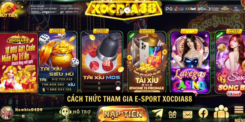 E-sport xocdia88: Kết hợp đam mê E-sport với cơ hội kiếm tiền hấp dẫn 3 Cách thức tham gia E-sport xocdia88
