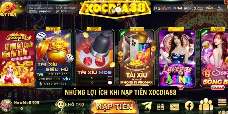 Nạp Tiền xocdia88: Hướng Dẫn Chi Tiết Để Trải Nghiệm Trọn Vẹn 1 Những lợi ích khi nạp tiền xocdia88
