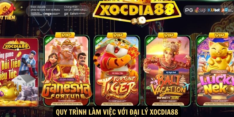 Đại Lý xocdia88: Cánh cửa mở ra thế giới giải trí trực tuyến hấp dẫn 3 Quy trình làm việc với Đại Lý xocdia88