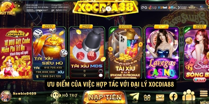 Đại Lý xocdia88: Cánh cửa mở ra thế giới giải trí trực tuyến hấp dẫn 2 Ưu điểm của việc hợp tác với Đại Lý xocdia88